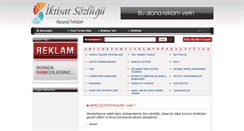 Desktop Screenshot of iktisatsozlugu.com